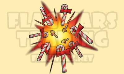 Candy Cane Explosion