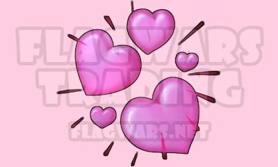 Hearts Rainfall