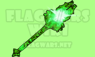 Green Inferno Staff